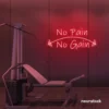 No Pain No Gain neon sign in red for gym walls, fitness studios, and motivational workout decor.