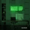 Deep Green Rise Up Neon Sign – LED wall light for fitness studios, workspaces, and daily motivation.